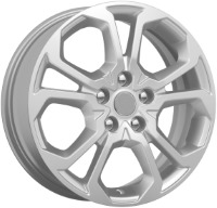 Диск колеса литой K&K КС892(ZV 17_Creta) Сильвер 6,5*17/5*114,3 d67,1 ЕТ49 (KC892)