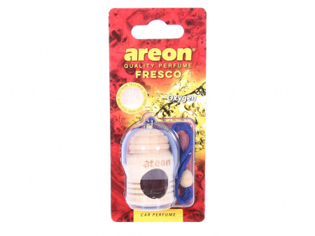 Ароматизатор подвесной с деревянной крышкой "AREON FRESCO" OXYGEN (Кислород)