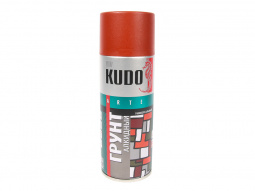 Грунт спрей (520 мл) алкидный красно-коричневый "KUDO"
