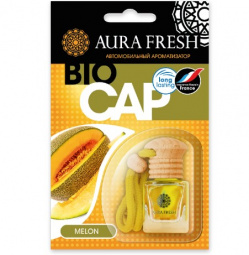 Ароматизатор подвесной с деревянной крышкой "AURA FRESH BIO CAP Coconut&Maracuja" Кокос
