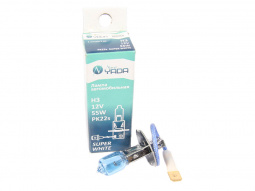 Лампа галоген H3 12/55W "YADA" SUPER WHITE