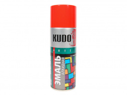 Краска аэрозольная красная "KUDO" (520 мл)