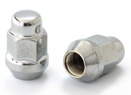 Гайка колеса М12*1,5 (27, кл.19, конус, закрытая, хром) CHERY, CHEVROLET, FORD, OPEL, VOLVO