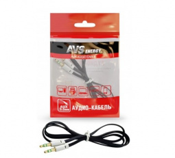 Кабель аудио AUX "AVS" (1м) AU-61 3,5 jack - 3,5 jack