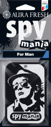 Ароматизатор подвесной картонный "AURA FRESH SPY MANIA For Man" (Мужской)