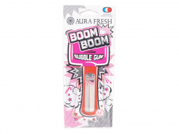 Ароматизатор подвесной гелевый "AURA FRESH BOOM BOOM Bubble Gum" (Бубль Гум)