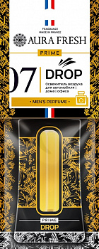 Ароматизатор подвесной картонный "AURA FRESH PRIME Drop № 7" (AZZARO-WANTED)