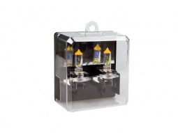 Лампа галоген H7 12/55W к-т 2шт "KRAFT" Pro All Weather 3000K