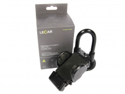 Держатель телефона универсальный, на лобовое стекло на длинной штанге "LECAR"