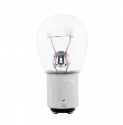 Лампа А 12-21 (указ.поворотов,стоп-сигнал,з/ход) P21W 12V "KRAFT"