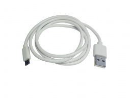 Зарядный кабель USB-Micro (TPE) 2А, 1м белый "YADA"