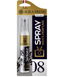 Ароматизатор спрей "AURA FRESH" PRIME SPRAY №8 (LACOSTE - LACOSTE ESSENTIA)