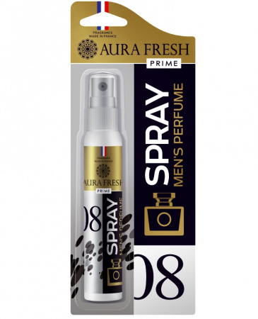 Ароматизатор спрей "AURA FRESH" PRIME SPRAY №8 (LACOSTE - LACOSTE ESSENTIA)