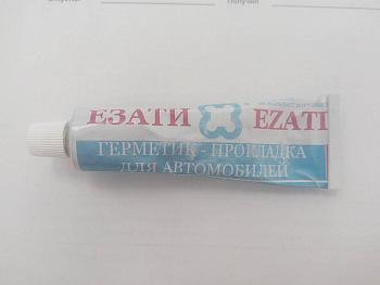 Герметик прокладка (60 гр) белый "ЕЗАТИ"   в/температ. (-50/+350С) силикон.