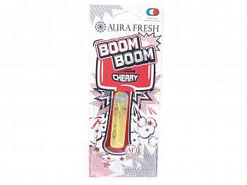 Ароматизатор подвесной гелевый "AURA FRESH BOOM BOOM Cherry" (Вишня)