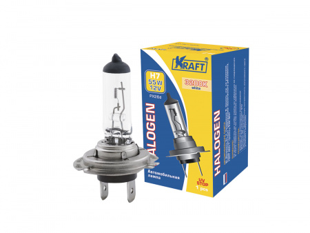 Лампа галоген H7 12/55W "KRAFT"