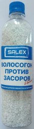 Средство для чистки труб от волос (волосогон в гранулах 600 гр) "SALEX"