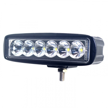 Фара доп. светодиодная "Вымпел" WL-118BS прямоугольная 18Вт дальн.света 6LED 10-30В