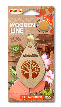 Ароматизатор подвесной с деревянной крышкой "Fouette "Wooden Line "" "Нектар богов"