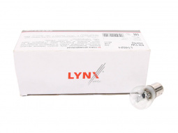 Лампа А 12-21 (указ.поворотов,стоп-сигнал,з/ход) P21W 12V "LYNX"