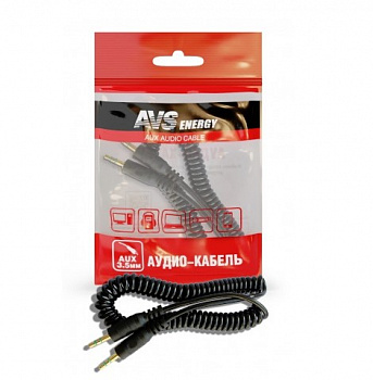 Кабель аудио AUX "AVS" (2м) AU-611 3,5 jack - 3,5 jack