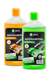 Автошампунь (1 л) "GRASS"  апельсин с полирующим эффектом