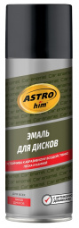 Краска для дисков чёрная глянцевая "Астрохим" (520мл)