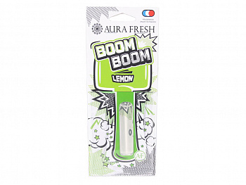 Ароматизатор подвесной гелевый "AURA FRESH BOOM BOOM Lemon" (Лимон)