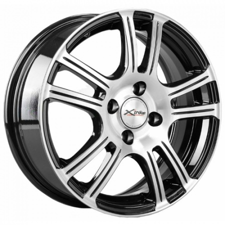Диск колеса литой X`trike X-105 BK/FP 6*15/4*114,3 d67,1 ЕТ44