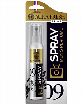 Ароматизатор спрей "AURA FRESH" PRIME SPRAY №9 (ANTONIO BANDERAS - BLUE SEDUCTION)