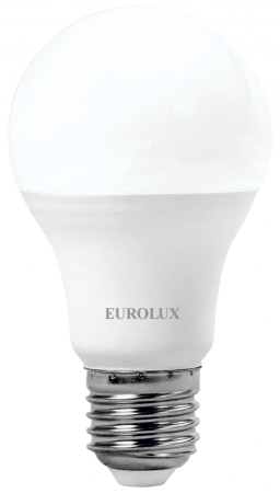 Лампа светодиодная LL-E-A60-15W-230-6K-E27 (груша, 15Вт, холод., Е27) Eurolux
