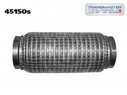 Гофра приемной трубы d-45  L-150 (трехслойная) (КОЛЬЧУГА) компенсационная "TRANSMASTER UNIVERSAL"