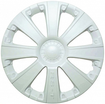 Колпаки декоративные 14" (к-т 4шт) "RS-T" белый  глянец