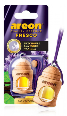 Ароматизатор подвесной с деревянной крышкой "AREON FRESCO" Patchouli Lavender Vanilla