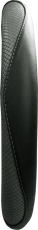 Оплетка руля "L" d39-40см "AUTOLUXE" серая