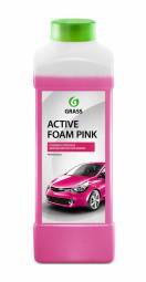Автошампунь для БЕСКОНТАКТНОЙ МОЙКИ  1 л "GRASS" "Active Foam Pink"