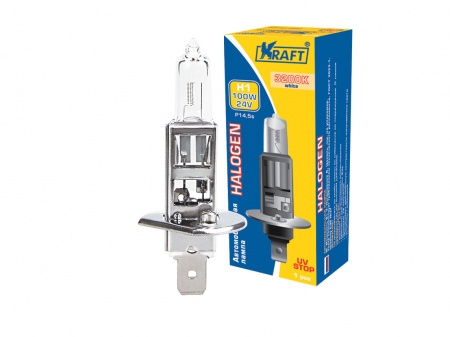 Лампа галоген H1 24/70W "KRAFT"