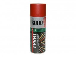 Грунт спрей (520 мл) акриловый красно-коричневый "KUDO"