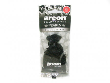 Ароматизатор подвесной мешочек "Areon" PEARLS Black Crystal (Черный лед)