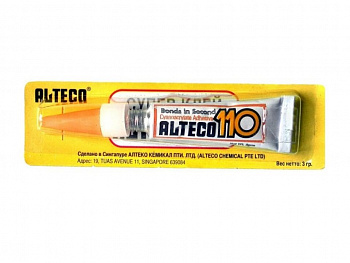 Клей секундный (3 гр) "ALTECO 110" супер